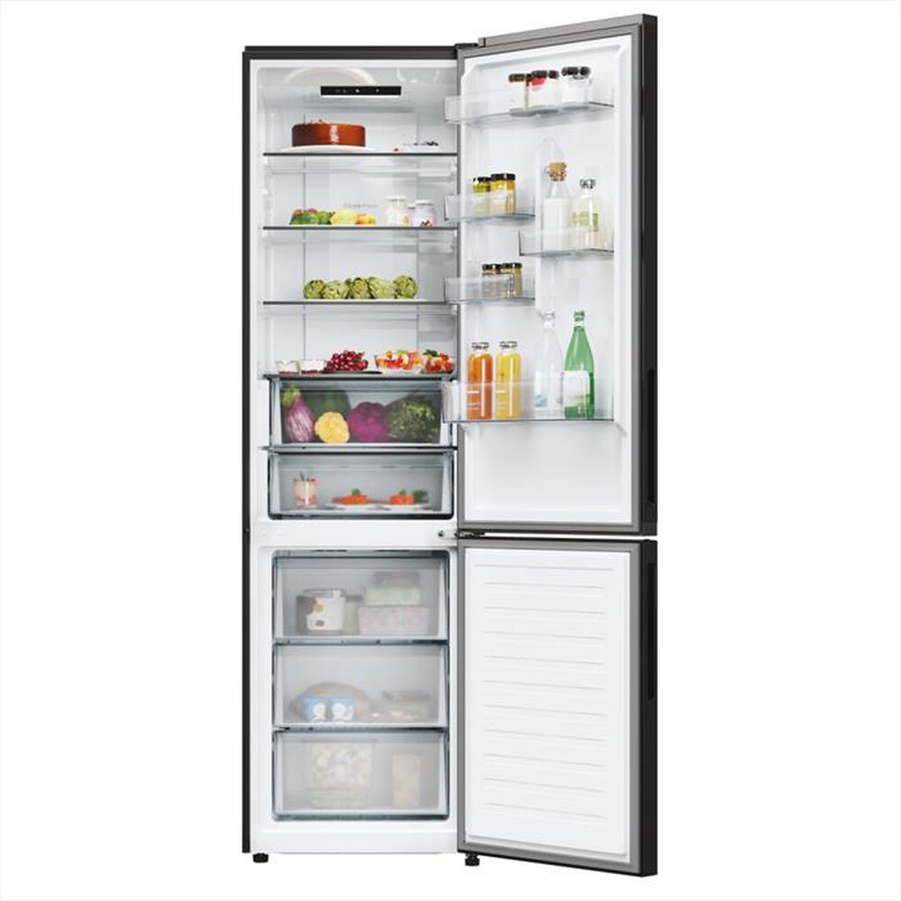 "CANDY - Frigorifero combinato CNCQ2T620EB Classe E 409 lt-Black"