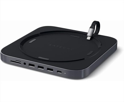 SATECHI - SUPPORTO CON HUB IN ALLUMINIO PER MAC MINI-nero