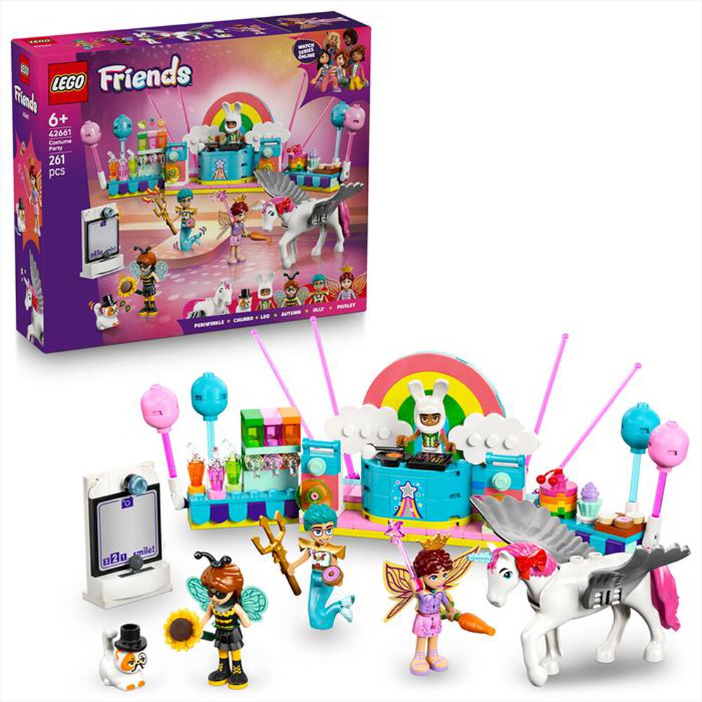 "LEGO - PARTY IN COSTUME CON UNICORNO E FATINA-,"