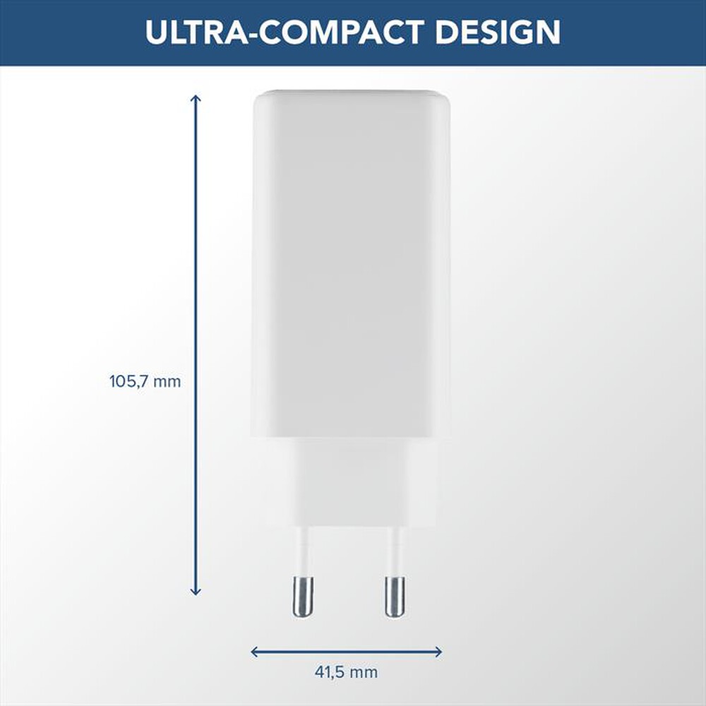 Immagine del prodotto CELLULARLINE - MULTIPOWER 100W KIT ACHKITGAN100WTABW-Bianco