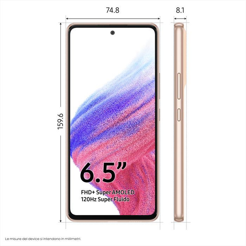 "SAMSUNG - GALAXY A53 5G 128GB-Awesome Peach"