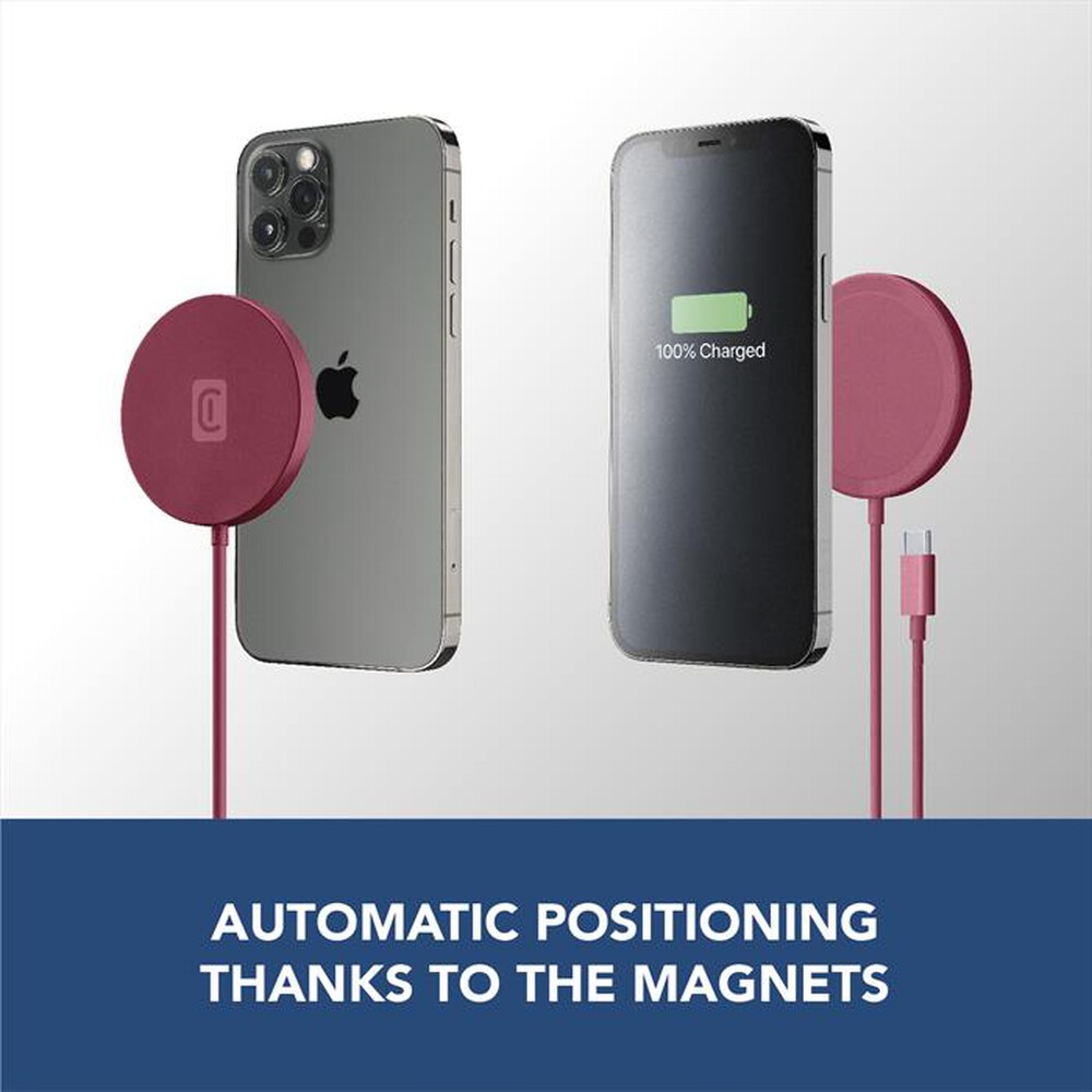 Immagine del prodotto CELLULARLINE - Base di ricarica wireless MAGSFWIRELESSCOLR-Rosso