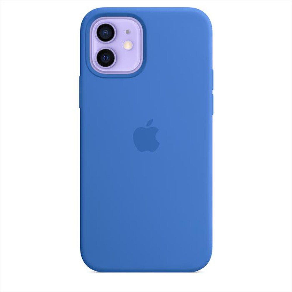 "APPLE - iPhone 12 | 12 Pro Silicone Case with MagSafe-Azzurro Capri"