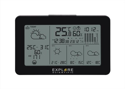EXPLORE SCIENTIFIC - Stazione meteo SMART WEATHER STATION WSH4103-Black
