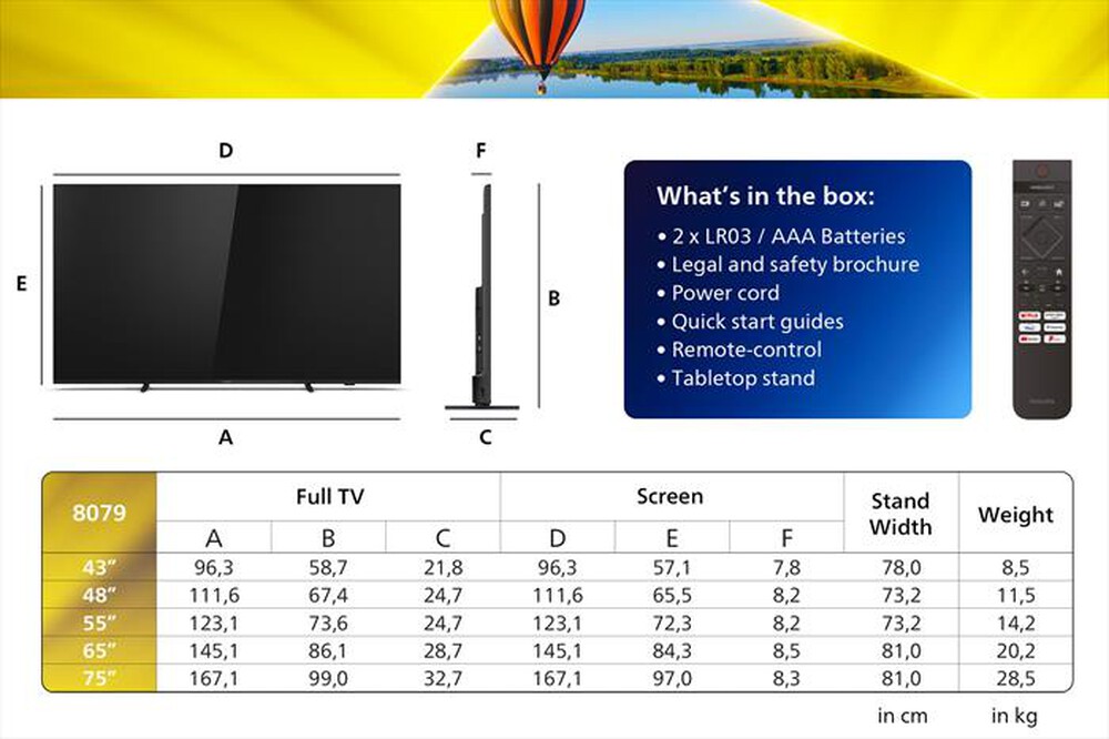 "PHILIPS - Smart TV LED UHD 4K 55\" 55PUS8079/12-Black"