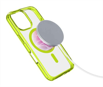 CELLULARLINE - Cover case ICONIC MAG per iPhone 16 Pro-Lime