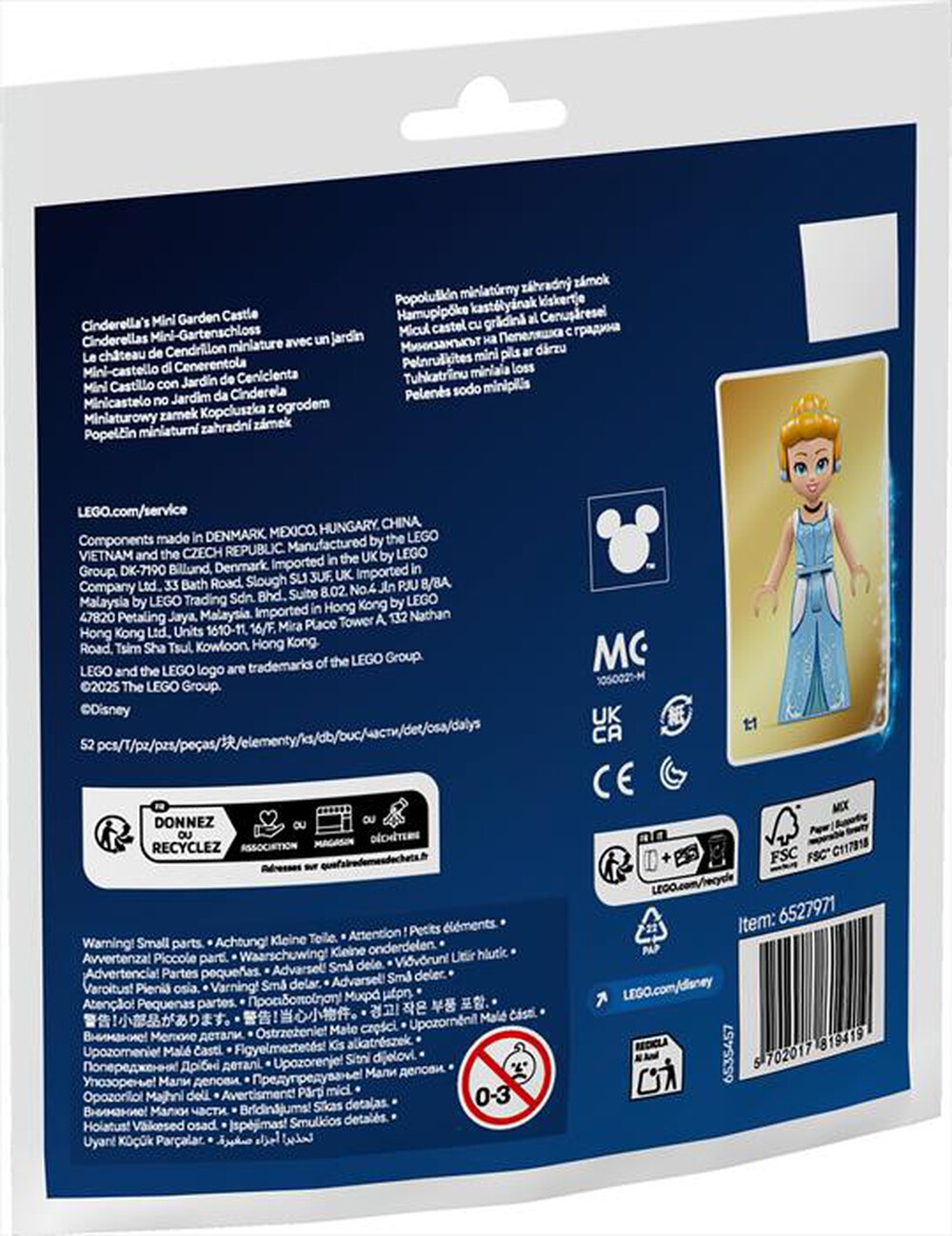 "LEGO - 30695 MINI-CASTELLO DI CENERENTOLA-,"