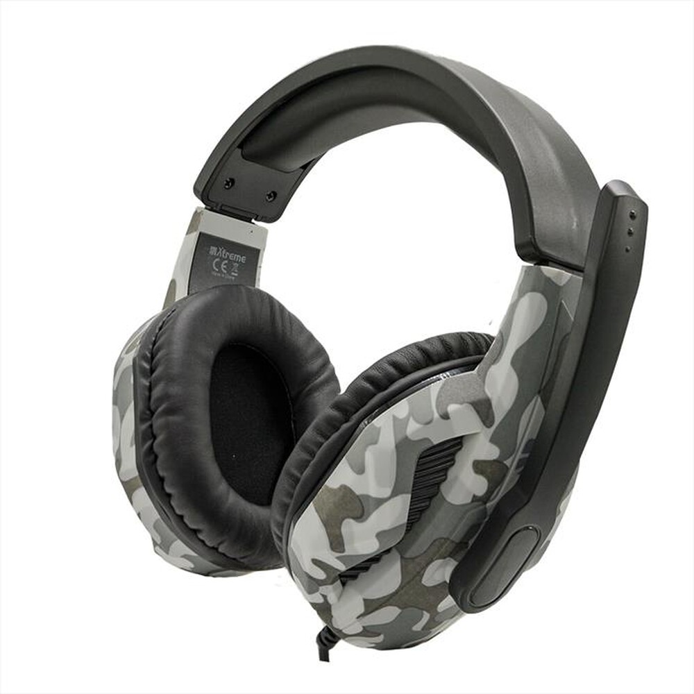 "XTREME - ICE GAME KIT CUFFIA+PAD-Camouflage Grigio"