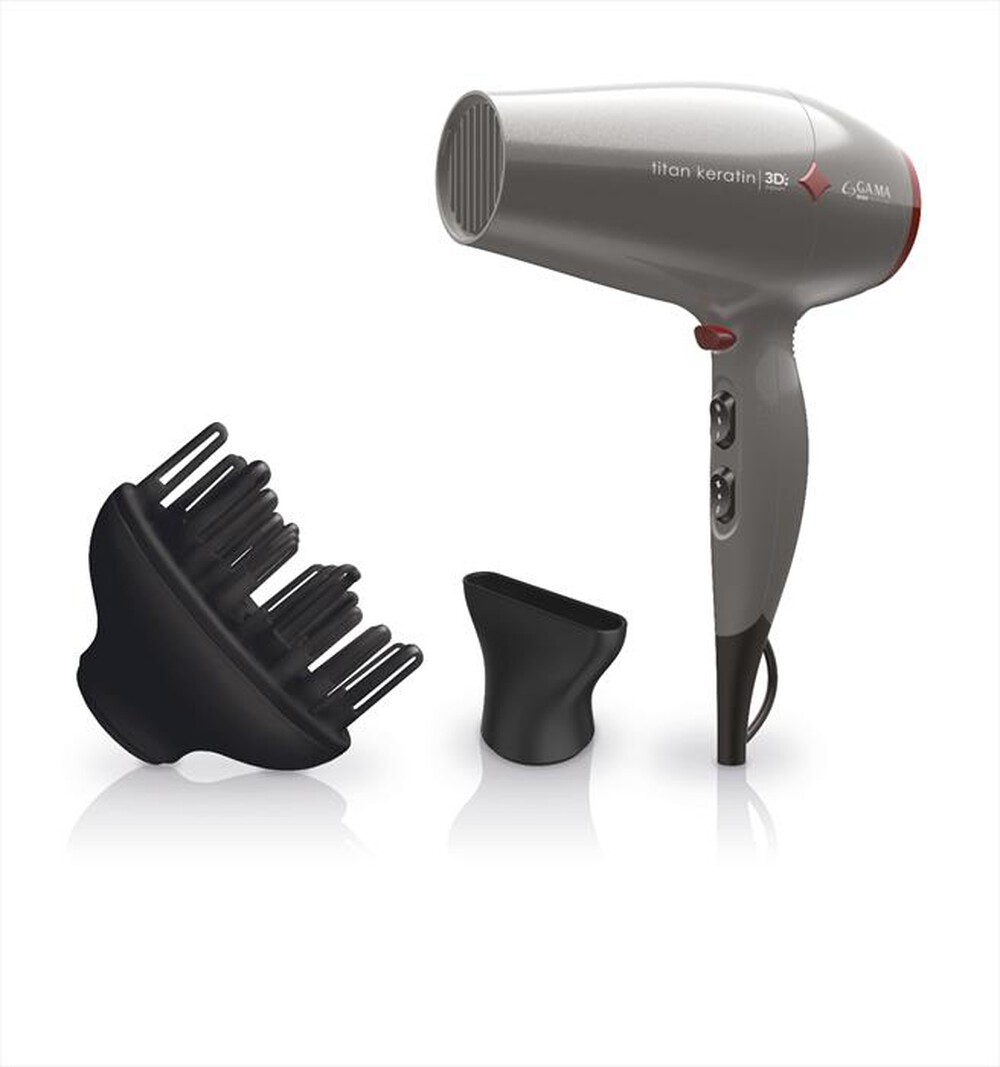 "GAMA - DIAMOND 3D TITAN KERATIN-Grigio"