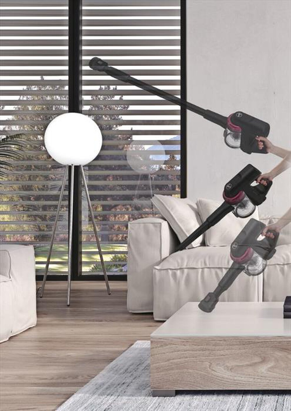 Immagine del prodotto HOOVER - Scopa elettrica senza sacchetto HF410H 011-Magenta