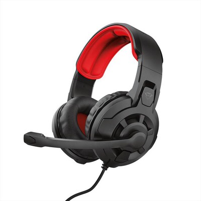 TRUST - GXT411 RADIUS MULTIPLATFORM HEADSET-Black/Red
