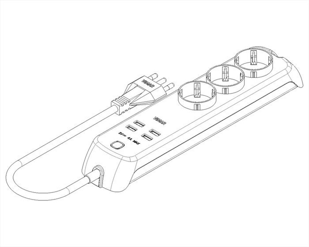 Immagine del prodotto VIMAR - MULTIPRESA WIFI-WHITE