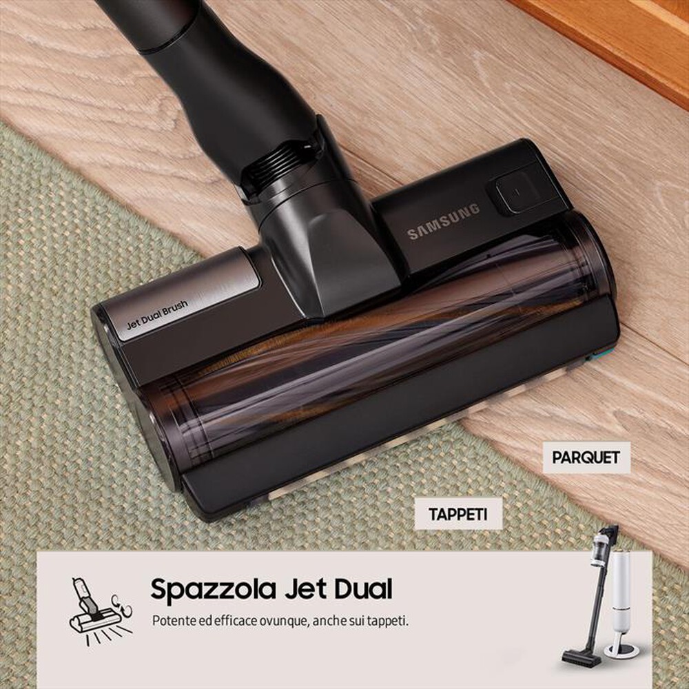 Immagine del prodotto SAMSUNG - Scopa elettrica BESPOKE JET 2.0 PET VS20B95823W-Misty White