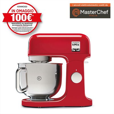KENWOOD. - KMIX KMX750AR IMPASTATRICE PLANETARIA-Rosso