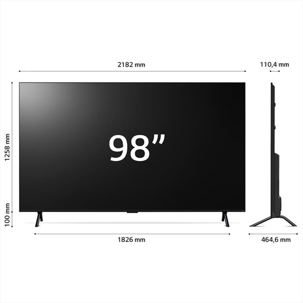 Immagine del prodotto LG - Smart TV QNED Serie 89 UHD 4K 98" 98QNED89T6A-Nero