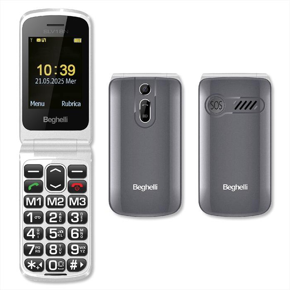 Immagine del prodotto BEGHELLI - Salvalavita Phone SLV18 ECODESIGN 9138N-grigio