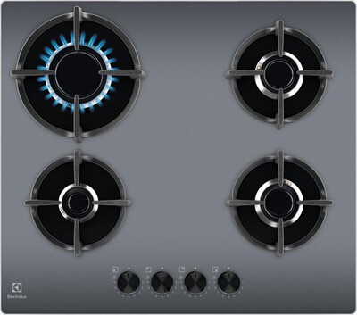 ELECTROLUX - Piano cottura a gas EGG64272M 0cm-Vetro specchiante