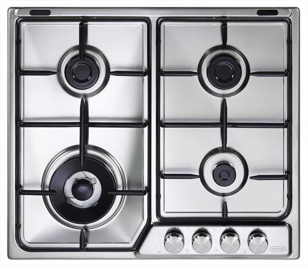 "DE LONGHI - Piano cottura a gas IF 46 ASDV SP N 60cm-Inox"