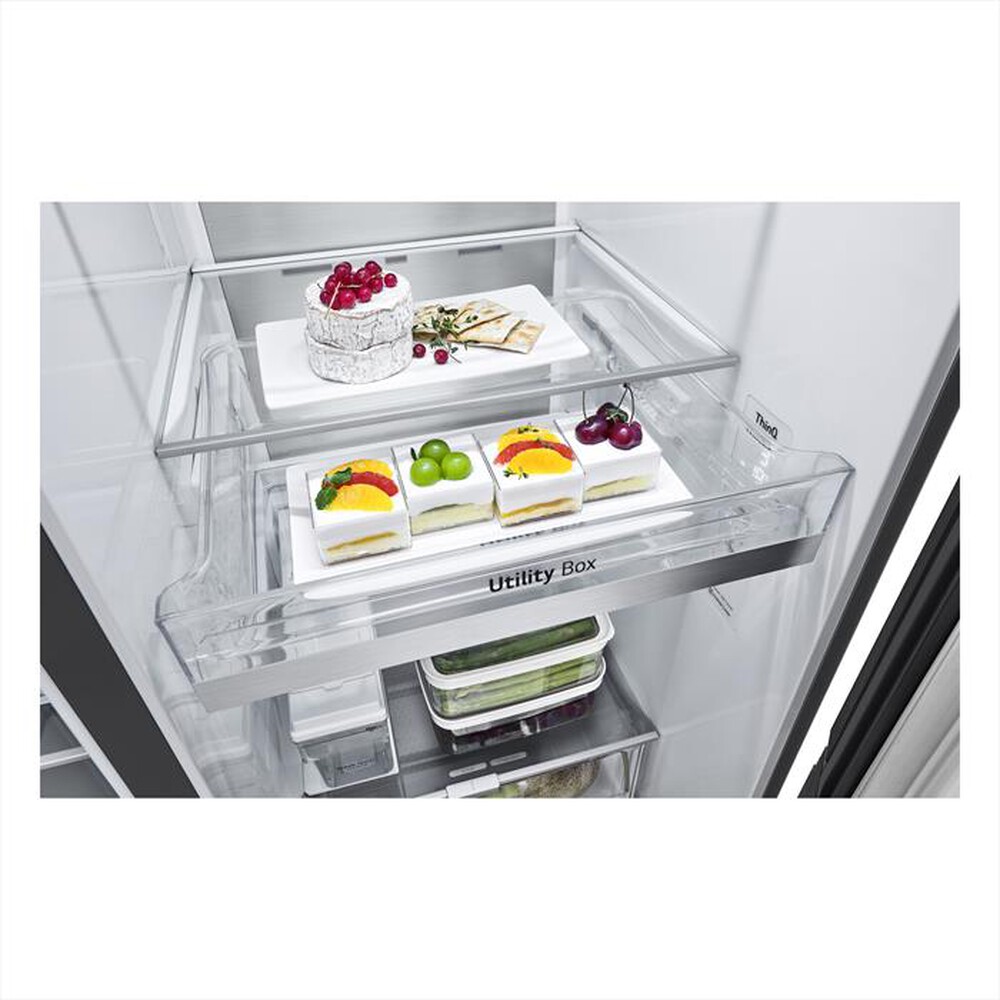 Immagine del prodotto LG - Frigorifero side by side GSXV91MCAE Classe E-Black