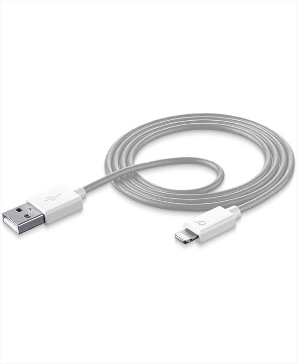 "CELLULARLINE - USB Data Cable - Lightning-Bianco"