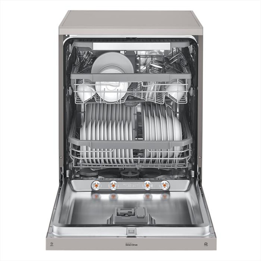 "LG - Lavastoviglie DF325FPS Classe E 14 coperti-PLATINUM SILVER"