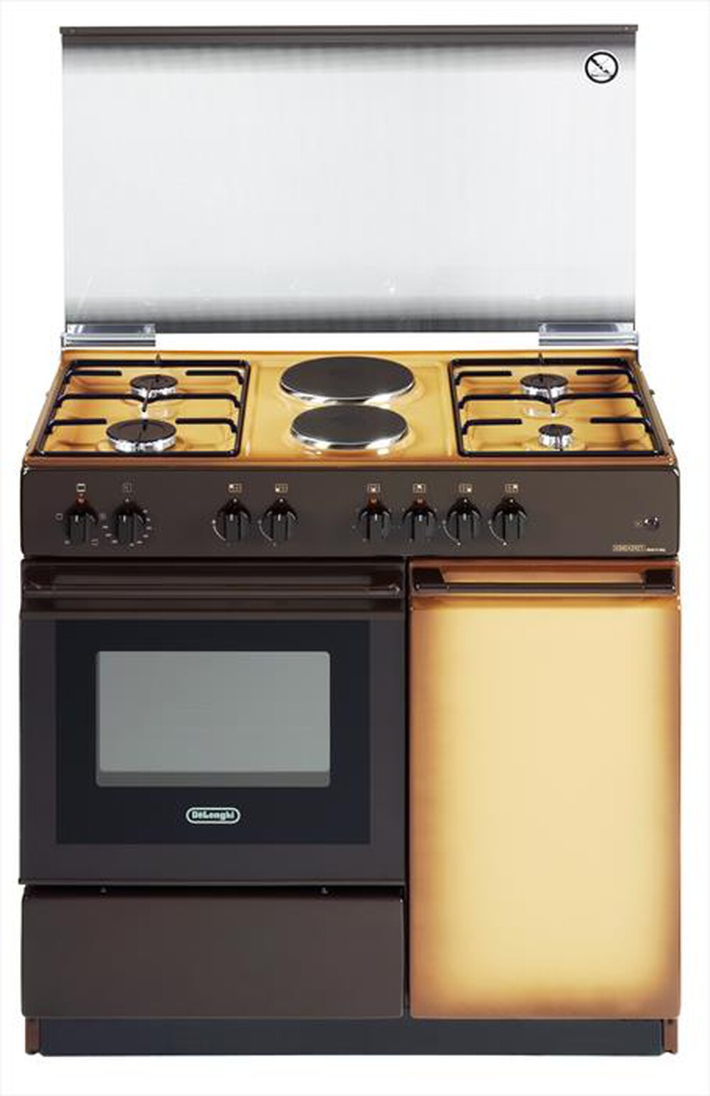 "DE LONGHI - Cucina a gas SEK 8542 N ED Classe A-coppertone"