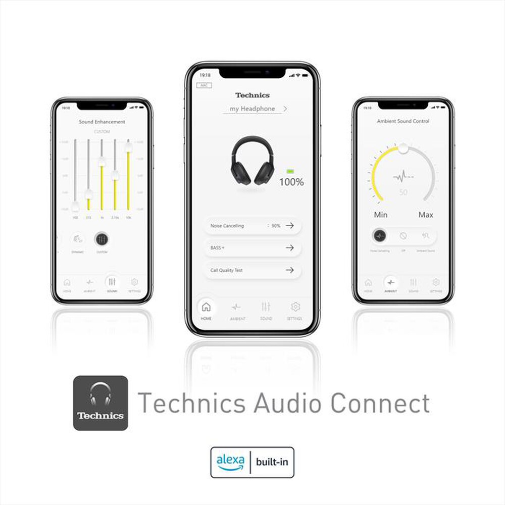 "PANASONIC - CUFFIE A PADIGLIONE TECHNICS EAH-A800E-S-SILVER"