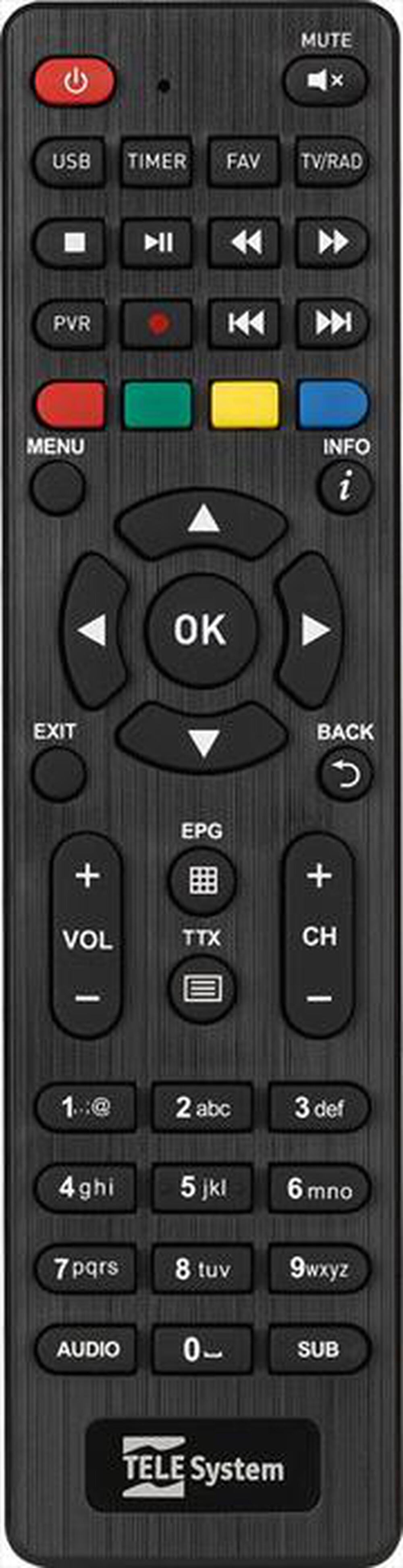 "TELESYSTEM - TS6816 ZAPPER T2 HEVC, SCART , HDMI, HDR-BLACK"