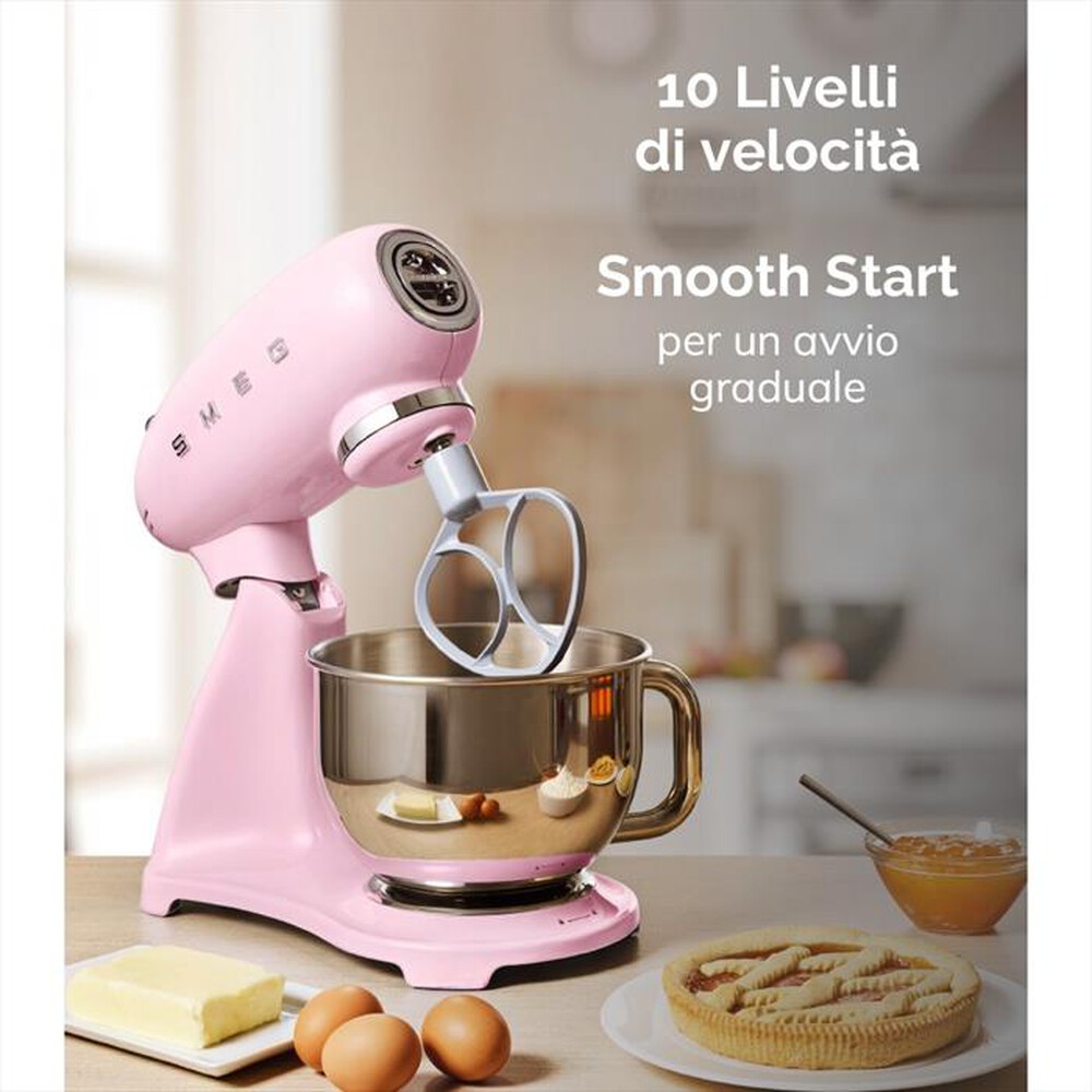 Immagine del prodotto SMEG - Impastatrice Full Color 50's Style &ndash; SMF03RDEU-ROSSO