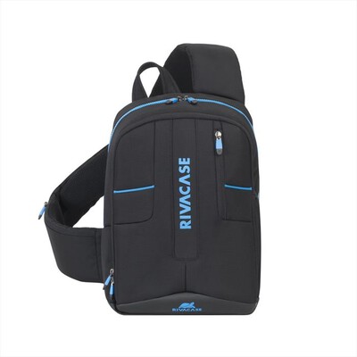 RIVACASE - 7870 ZAINO MONOSPALLA PER DRONE CON PORTANOTEBOOK-Nero