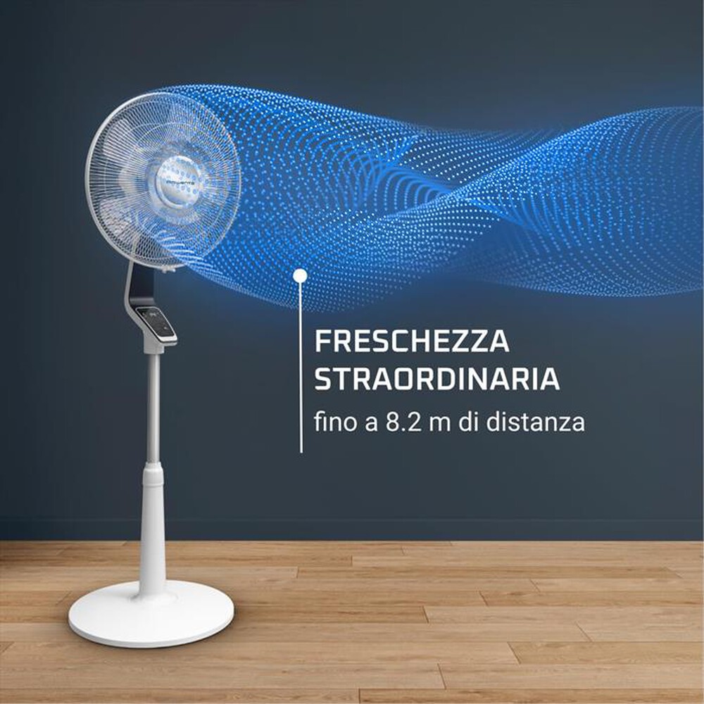 "ROWENTA - Ventilatore a piantana VU5690F0-Bianco"