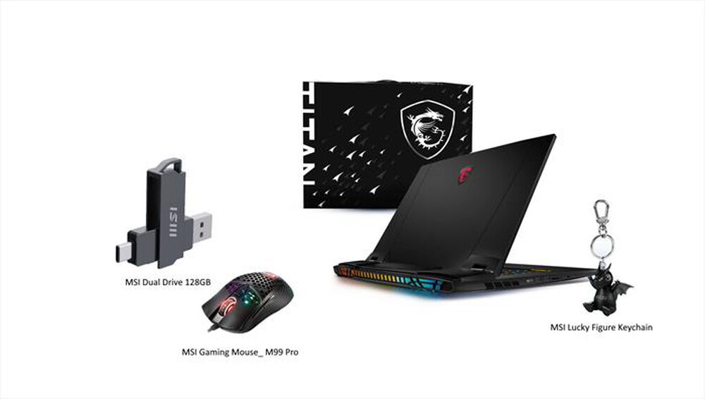 "MSI - Notebook TITAN GT77HX 13VI-075IT-Nero"