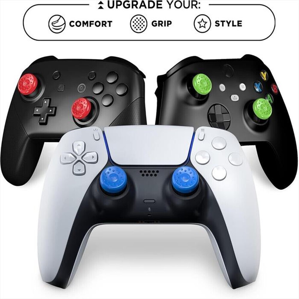 Immagine del prodotto STEELSERIES - Copri levette NO-SLIP THUMBGRIP 8 PACK UNI-Multicolor
