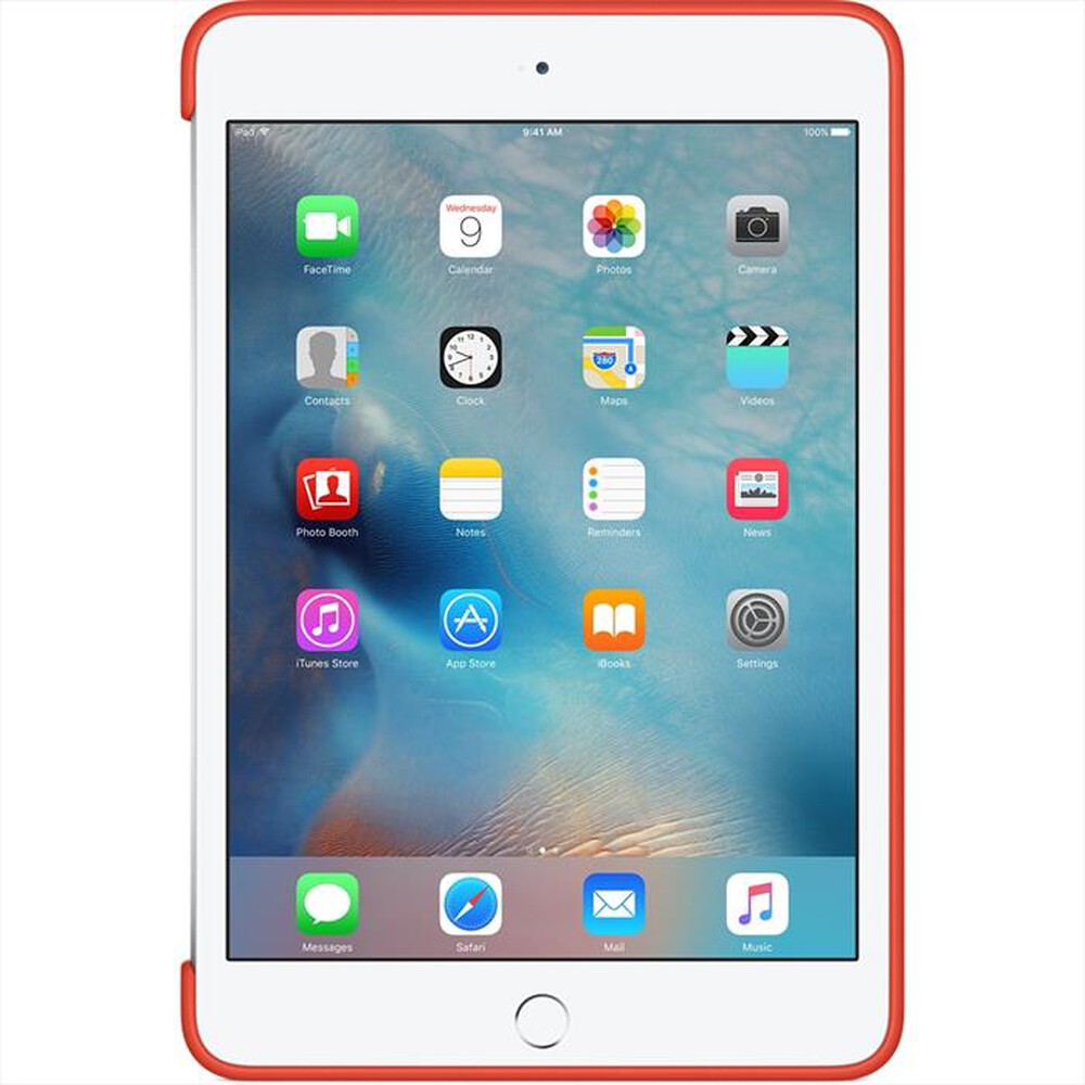 "APPLE - Custodia in silicone per iPad mini 4-Arancione"