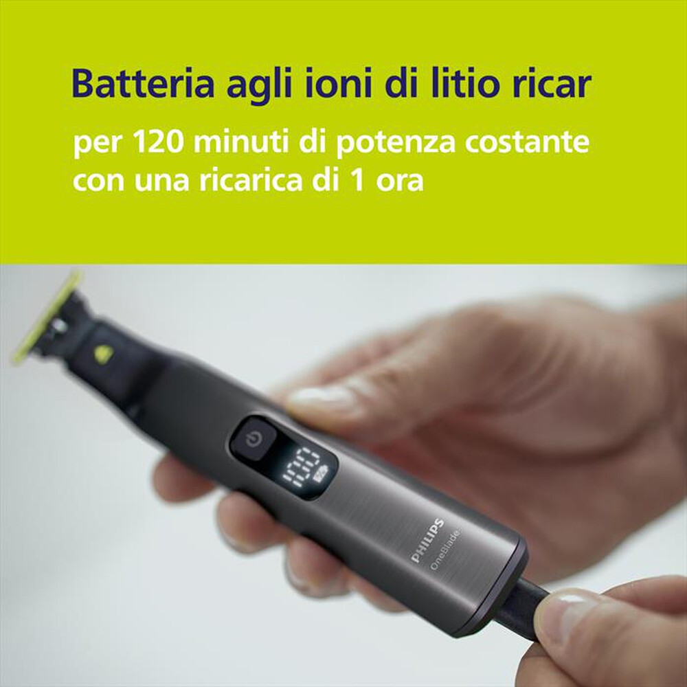 Immagine del prodotto PHILIPS - Regolabarba OneBlade Pro 360 Face + Body QP6652/61-Nero
