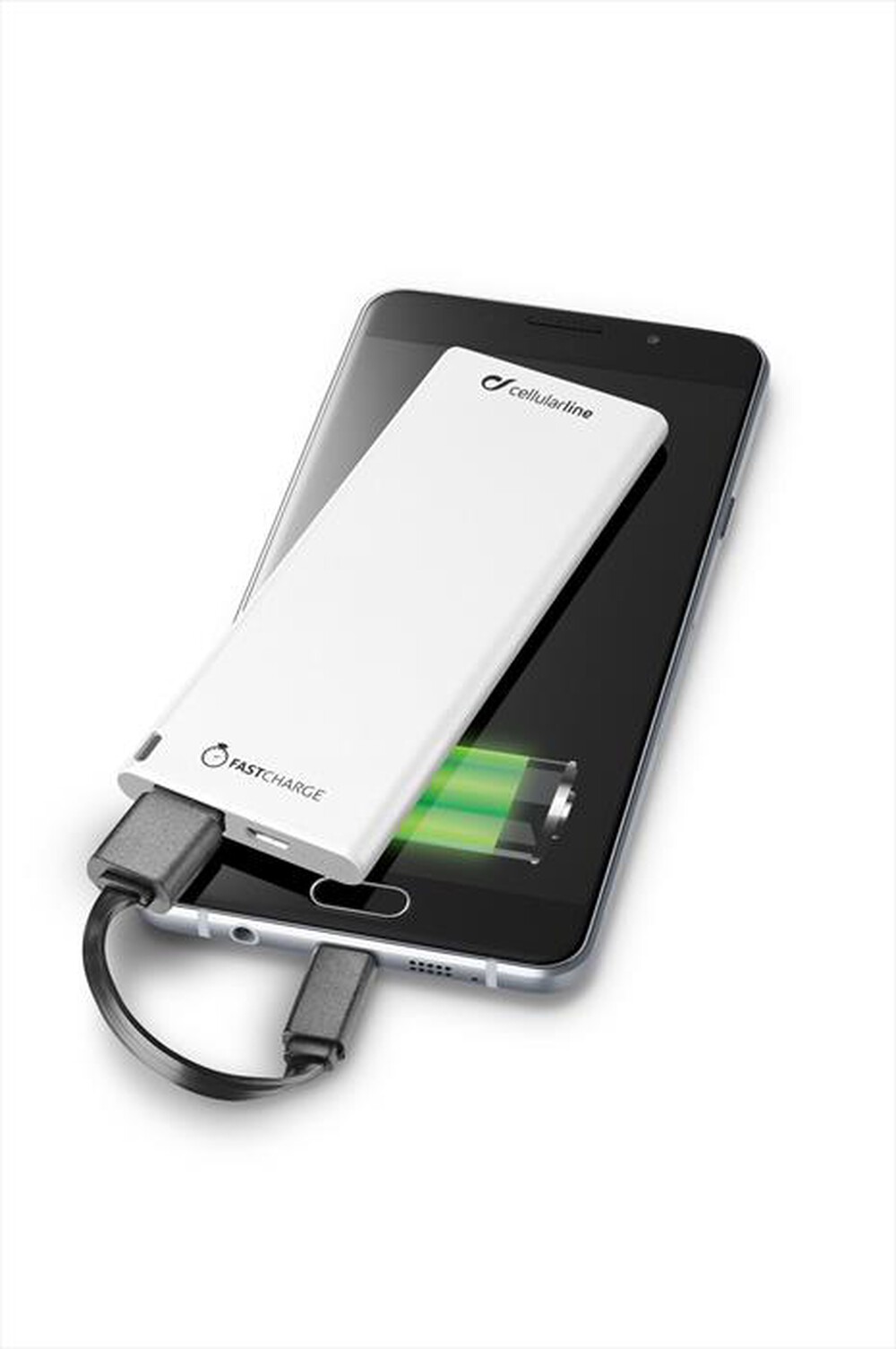 Immagine del prodotto CELLULARLINE - FREEPSLIM3000W Powerbank 3000 mAh-Bianco