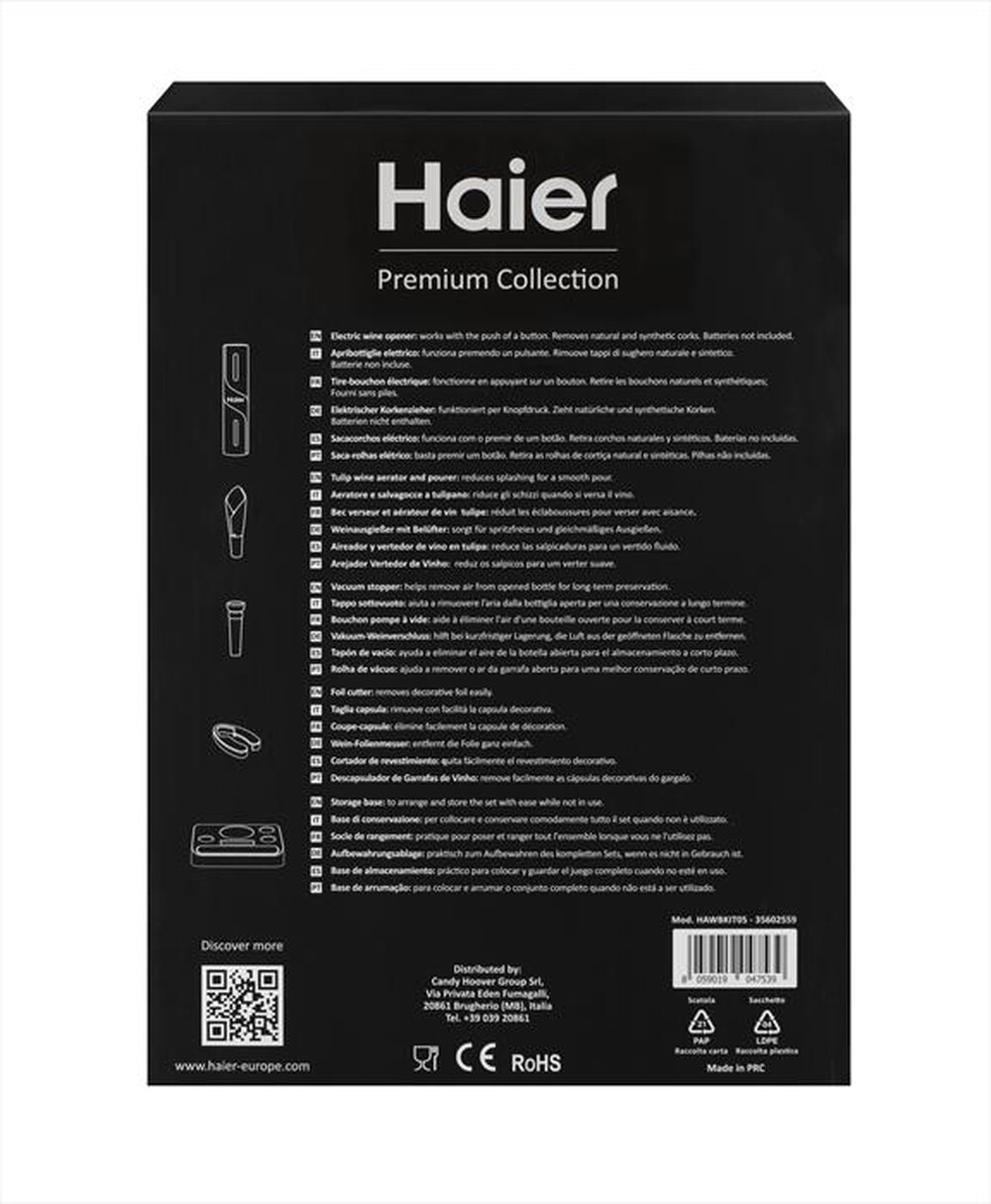 Immagine del prodotto HAIER - Set di strumenti da vino HAWBKIT05