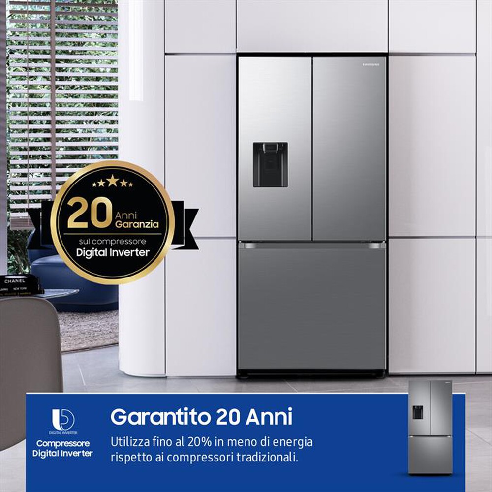 Immagine del prodotto SAMSUNG - Frigorifero 3 porte RF50C530ES9/EF Classe E 495 lt-METAL INOX
