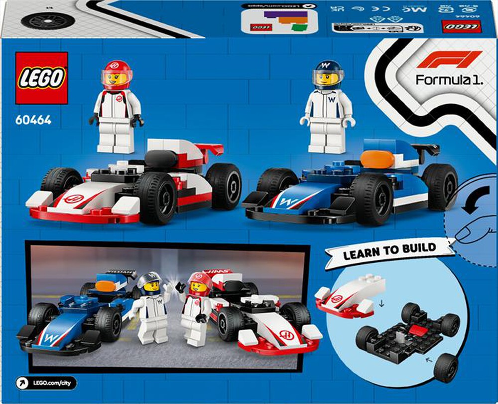 Immagine del prodotto LEGO - CITY F1 Monoposto Williams Racing e Haas F1® 60464