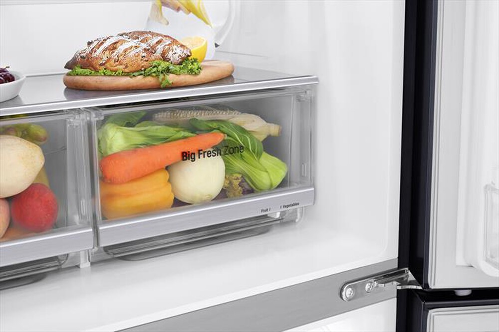 "LG - Frigorifero 4 porte GMB844MC4E Classe E 530L-Nero"