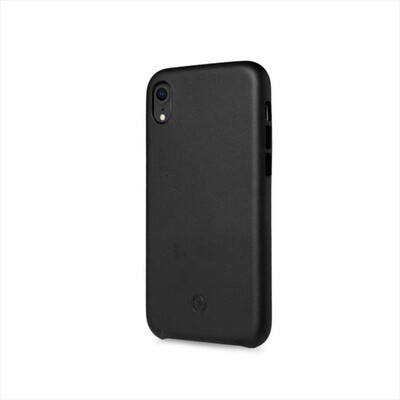 CELLY - COVER IPH XR-Nero/Similpelle