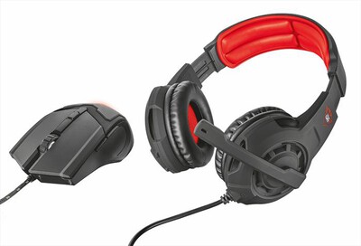 TRUST - GXT784 GAME HDST & MSE-Black/Red