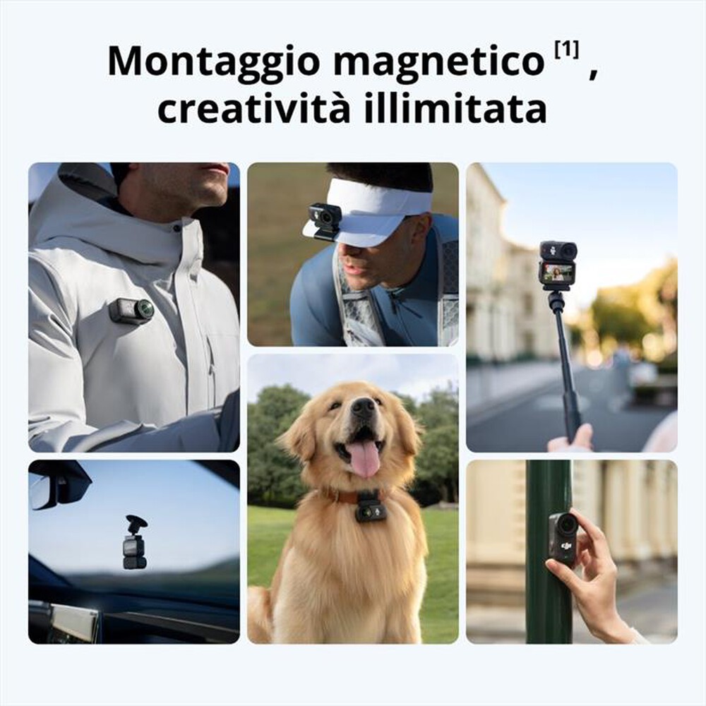 Immagine del prodotto DJI - Action cam OSMO NANO STANDARD COMBO (64GB)-Nero