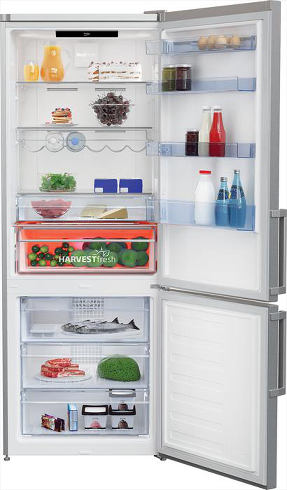 Immagine del prodotto BEKO - Frigorifero combinato RCNE560E41ZXN Classe E 560lt-Inox