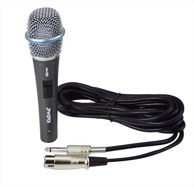 KARMA - Microfono a filo professionale DM 789-Nero