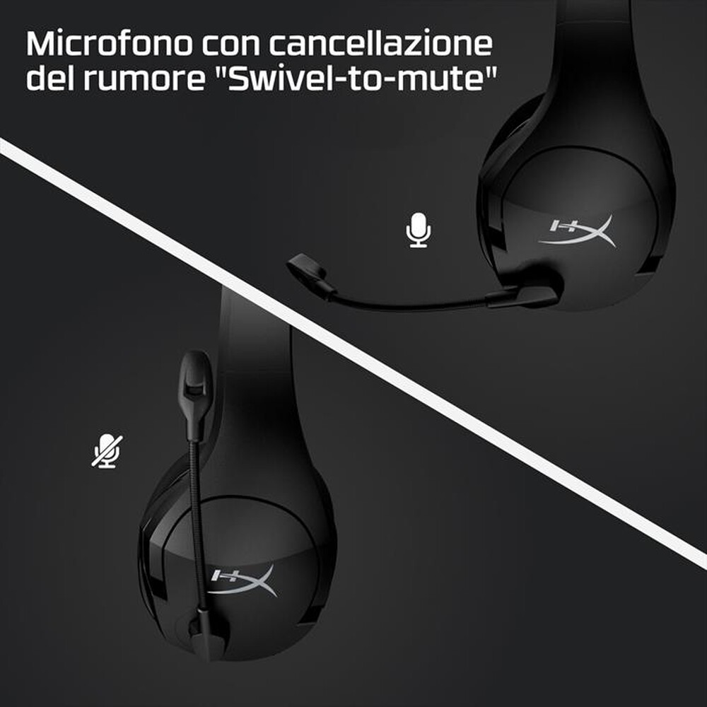 "HYPERX - Cuffie da gaming wireless CLOUD STINGER CORE-Nero"