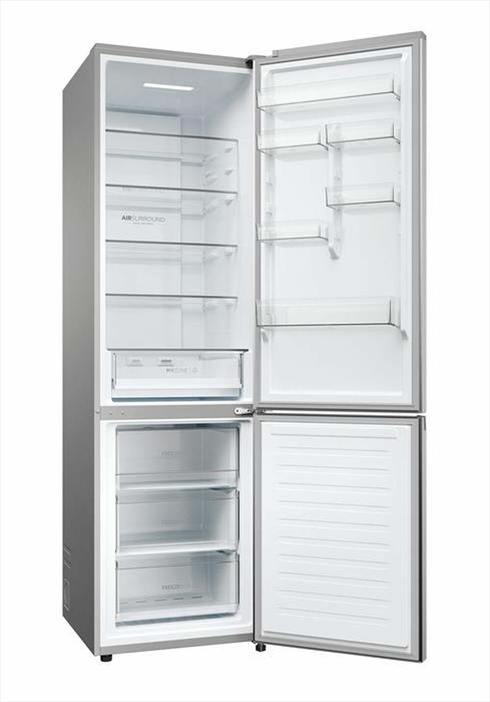 "HAIER - Frigorifero combinato HDPW3620CNPK Classe C 406 lt-Acciaio inossidabile"