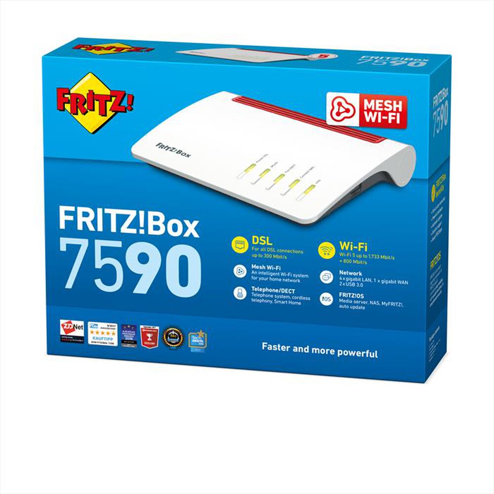 "FRITZ! - FRITZ!BOX 7590-Bianco/Rosso"