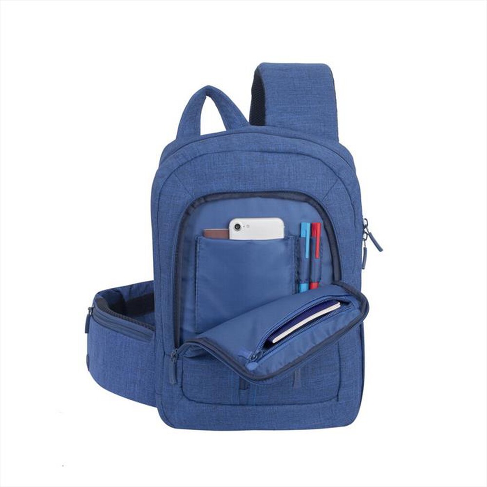 "RIVACASE - 7529 ZAINO MONOSPALLA PER NOTEBOOK DA 13,3\"-Blu"