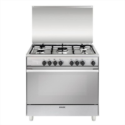 GLEM GAS - Cucina a gas UN965MI Classe A-INOX